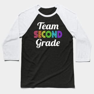 Team 2nd Second Grade Teacher Back to School Baseball T-Shirt